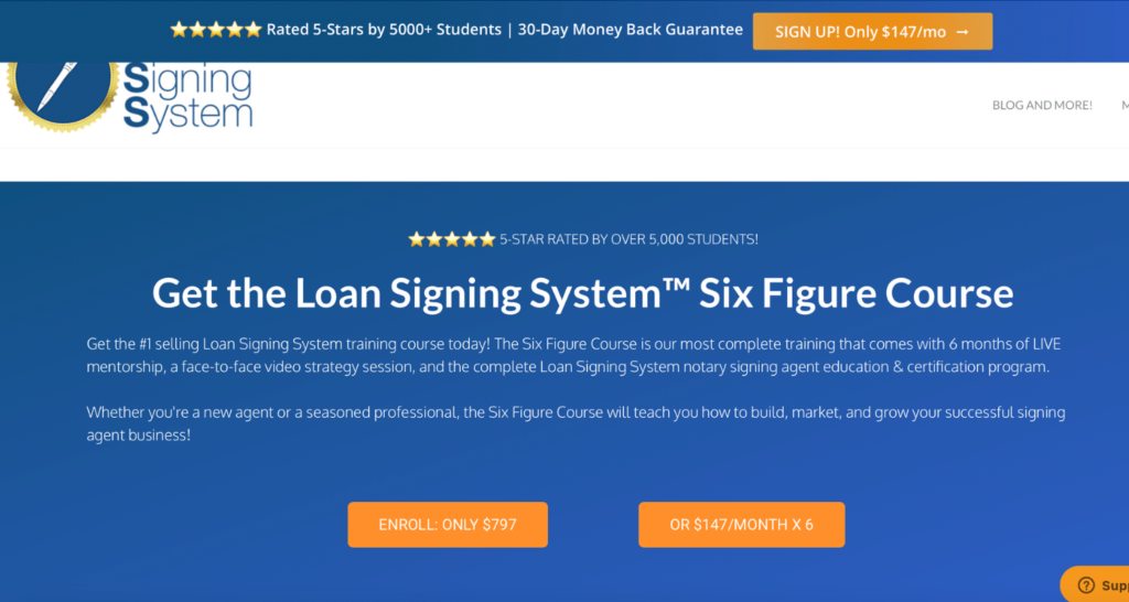 best loan signing agent course, loan signing system