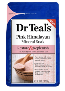 Dr. Teal's pink Himalayan bath salt